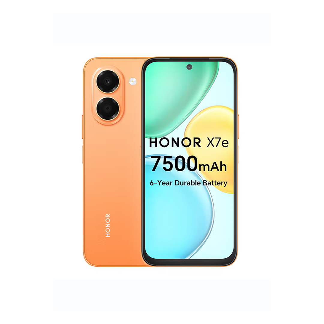 Смартфон Honor X7e 6/256 ГБ, оранжевый