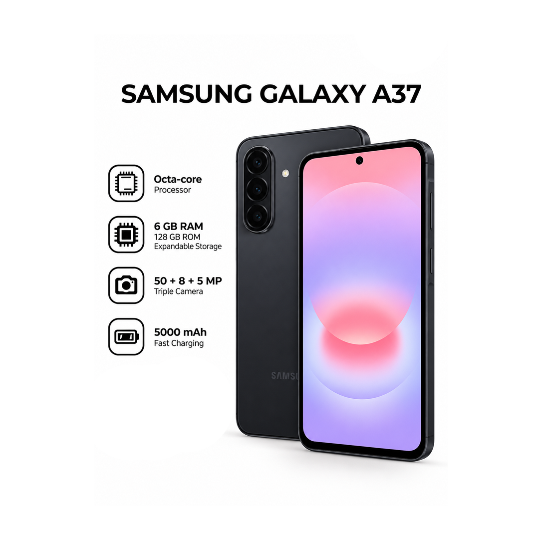 Смартфон Samsung Galaxy A37 5G 8/128 ГБ, серый