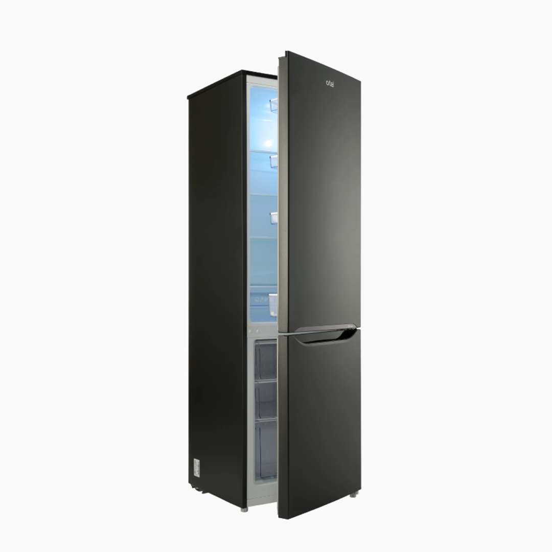 Холодильник Artel HD 345 RND Eco, чёрный матовый